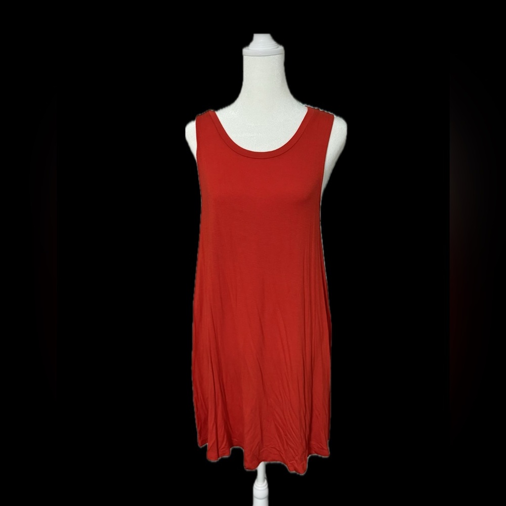 Forever 21 Bright Red Sleeveless Swing Dress
